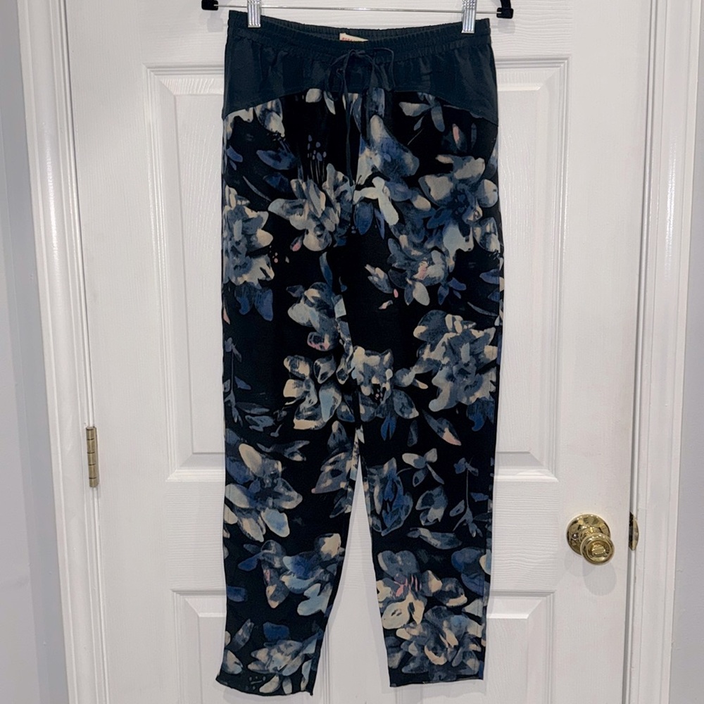 Rebecca Taylor Hawaiian Floral Silk Pant